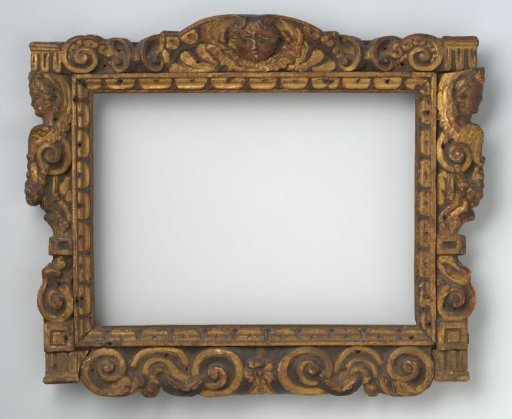 Italian 19th-Century Gilded and Carved Sansovino Frame