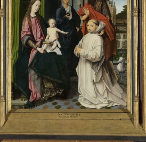 Gilded and Painted Frame in Gothic Style