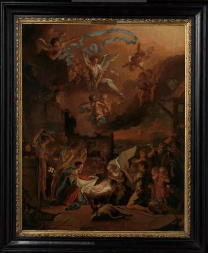 Black profile frame with a gilded border along the front edge