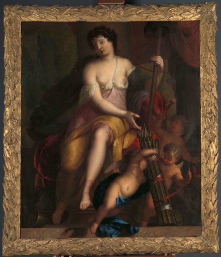 Carved and gilded frame