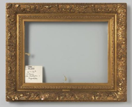 Gilded frame with pâte ornaments in the Louis XIII style (feather frame)
