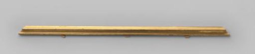 Fragment of a Gilded Moulding List: Rule