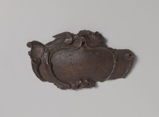 Text cartouche in auricular style