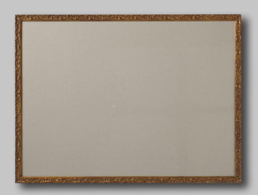 Narrow gilded frame with pâte-ornaments in Louis XIV style