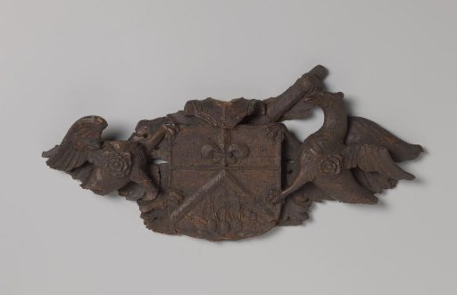 Cartouche in auricular style