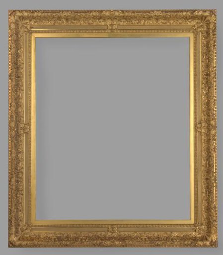 Gilded Picture Frame with Pâte Ornaments in Louis XIV Style