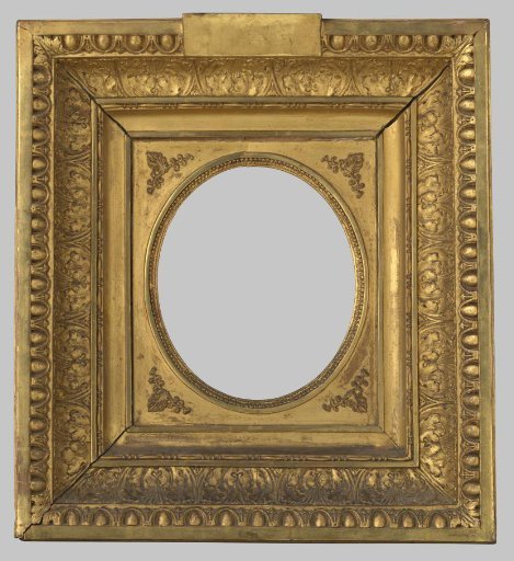 Gilded frame with paste ornaments in neoclassical style