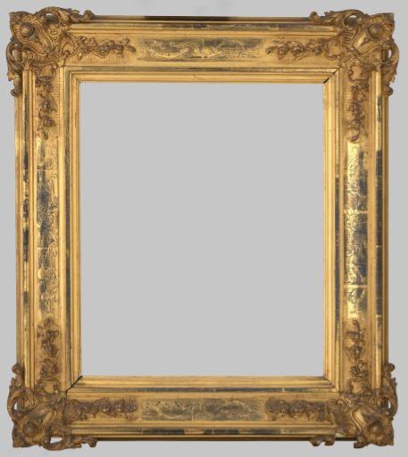 Gilded frame with pâte-ornaments in the Louis XV style