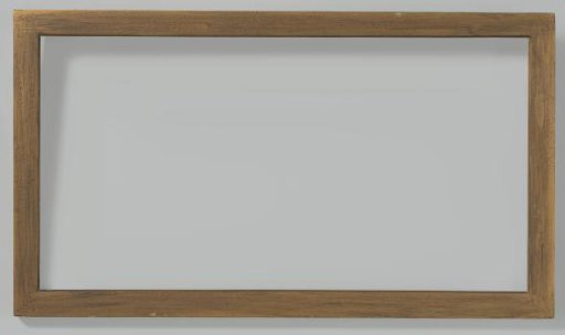 Flat oak picture frame