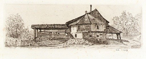 Danube, an Old Mill