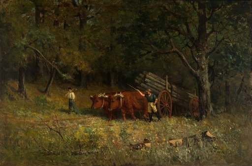 Untitled (boy and man with oxen)