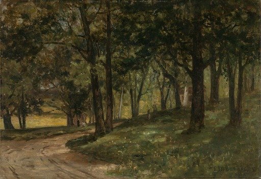 Untitled (landscape with trees)