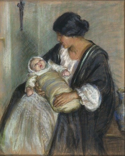 Mother and Crying Baby