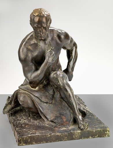 Preliminary Model of Male Figure from Fountain of Engineers