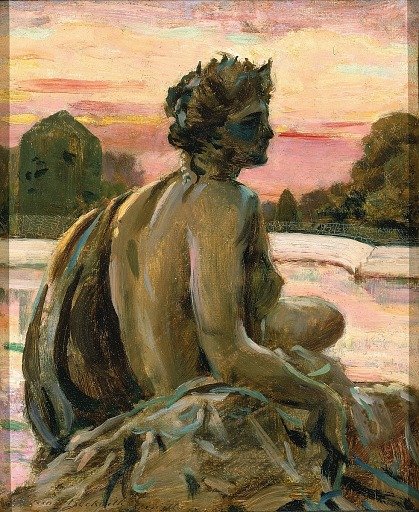 One of the Figures at the Parterre d'Eau