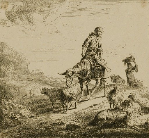L' Homme Monte sur l'Ane