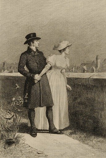 Untitled (couple beside a wall)