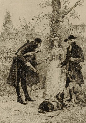 Untitled (couple meeting a man)