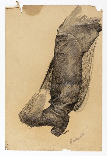 Boot, study for Equestrian Monument