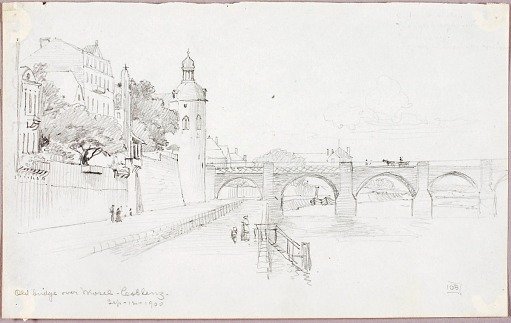 Old Bridge over Mosel, Coblenz