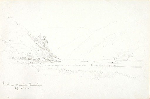 The Rhine at Castle Rheinstein