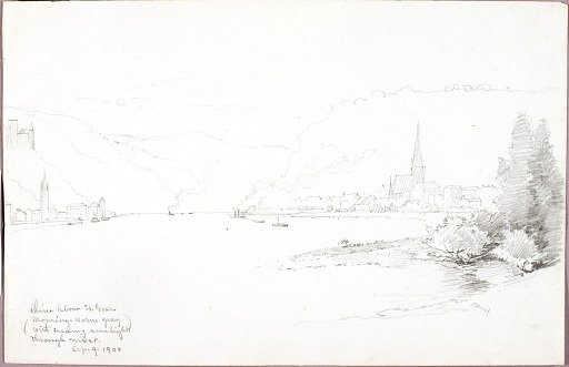 Rhine below St. Goar