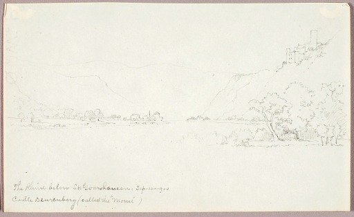 The Rhine below St. Goarshausen