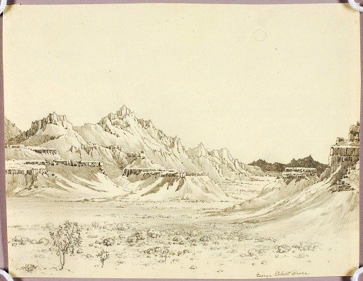 Untitled (transfer drawing for Arizona Night)