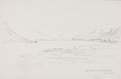 Up River from Bacharach, Rhine