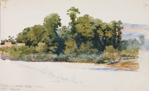 The Wye at Wilton Castle (Wales)