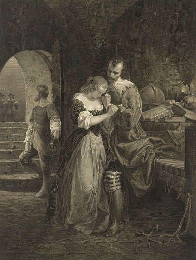 Sir Walter Raleigh Parting with His Wife