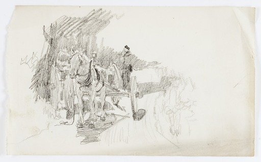 Untitled (Horse Drawn Cart)