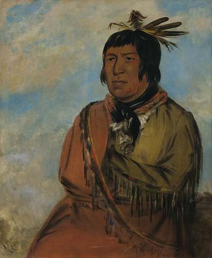 Na-pów-sa, Bear Traveling at Night, a Chief