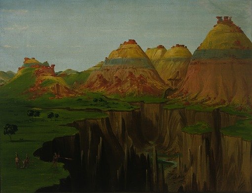 "Brick Kilns," Clay Bluffs 1900 Miles above St. Louis