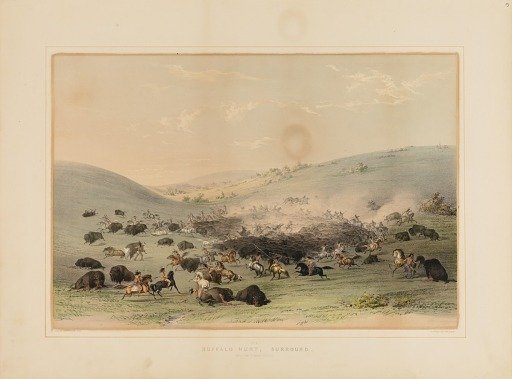 Buffalo Hunt Surround--no. 9