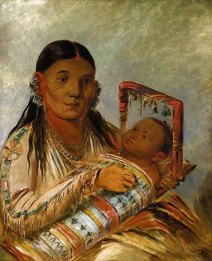 Chée-ah-ká-tchée, Wife of Nót-to-way