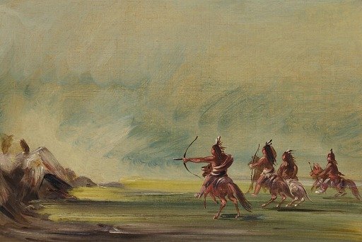 Comanche Giving Arrows to the Medicine Rock