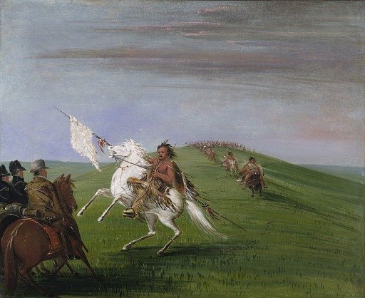 Comanche Meeting the Dragoons