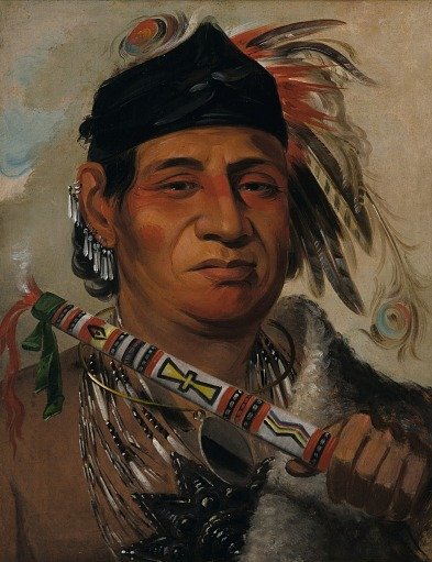 Mah-kée-mee-teuv, Grizzly Bear, Chief of the Tribe
