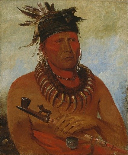 Háw-che-ke-súg-ga, He Who Kills the Osages, Chief of the Tribe