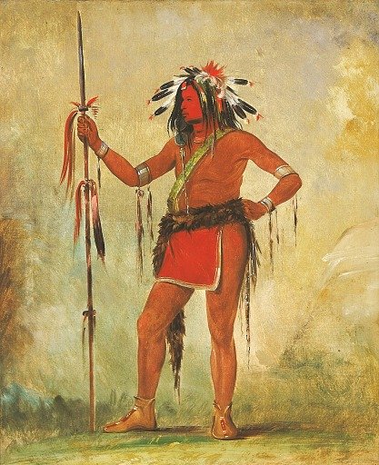 Cáh-be-múb-bee, He Who Sits Everywhere, a Brave