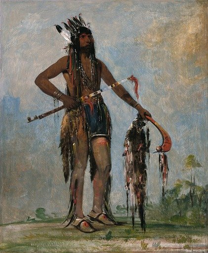 Ka-bés-hunk, He Who Travels Everywhere, a Warrior