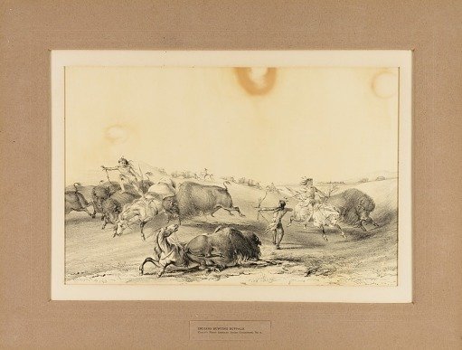 Indians Hunting Buffalo--no. 7