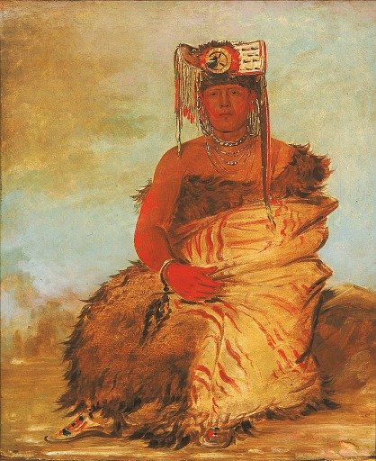 La-kée-too-wi-rá-sha, Little Chief, a Tapage Pawnee Warrior