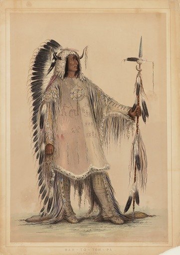 Mah-to-toh-pa, the Mandan Chief