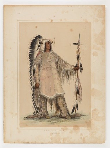 Mah-to-toh-pa, the Mandan Chief