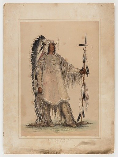 Mah-to-toh-pa, the Mandan Chief