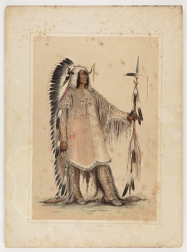 Mah-to-toh-pa, the Mandan Chief
