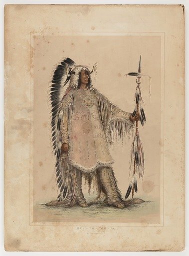 Mah-to-toh-pa, the Mandan Chief