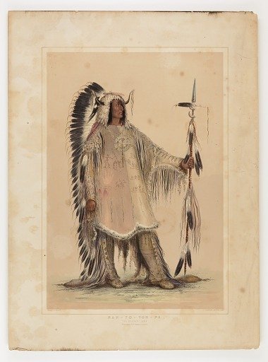 Mah-to-toh-pa, the Mandan Chief